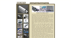 Desktop Screenshot of durumetal.com.tr